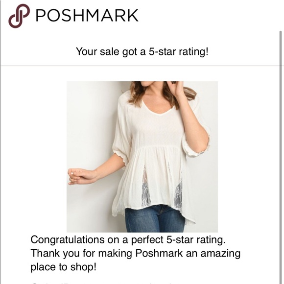 Off white top - Picture 6 of 6